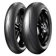 COPPIA GOMME PIRELLI SUPERCORSA SC V4 120/70-17 SC2 + 150/60-17 SC3
