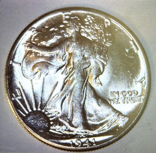 1941 walking liberty mezzo - walking,