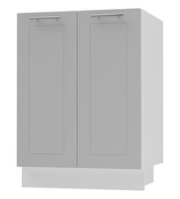 Mobile sottolavello cucina BARI 60x82cm 2 ante laccato opaco colore a scelta BA-D11/60