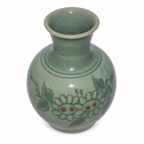 Mini vaso cinese celadon - vaso,