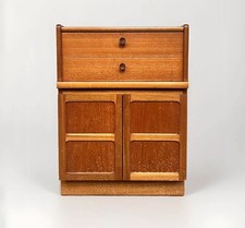 Vintage Mid Century Teak Media