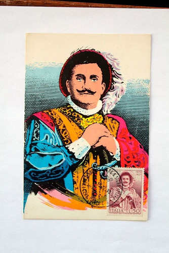 Cartolina commemorativa enrico - cartolina,