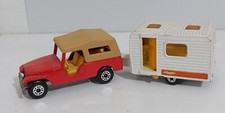 88228 MATCHBOX Superfast 1/64 - n. 53 Jeep CJ6 + n. 31 Caravan - 1977