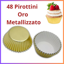 Pirottini carta oro stampo dolci da forno attrezzi pasticceria pirottino dorato