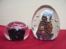 2 Belle Sfere Di Vetro Pesanti