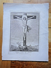 1830 circa-IMMAGINE DI GESU'-Per nostro amor crocifisso-INCISIONE+