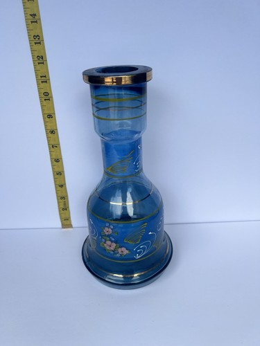 Vaso base narghilè vetro - , blu