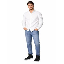 Jeans uomo Denim pantaloni Blu