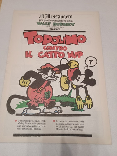 Topolino contro gatto nip - contro,