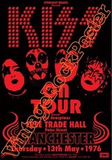 KISS  + SCORPIONS - Manchester, Uk - 13 maggio 1976 - poster concerto -242