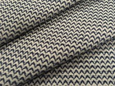 Schumacher piccola scala Chevron Zig Zag Uphol. Tessuto - Ellis / Blu 1,20 yd 71571