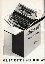 PUBBLICITA 1939 OLIVETTI