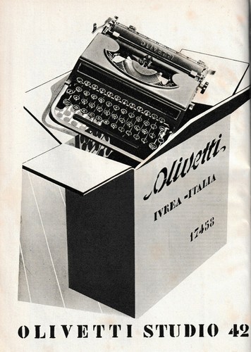 Pubblicita 1939 olivetti - 1939,