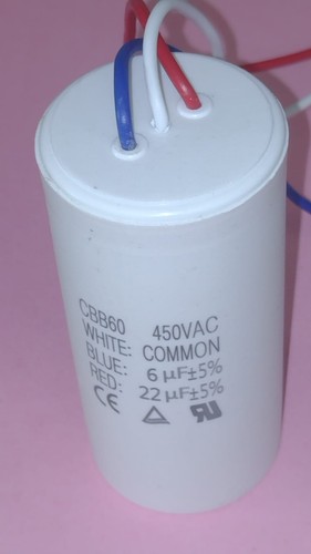 Condensatore doppio 22μf - doppio,
