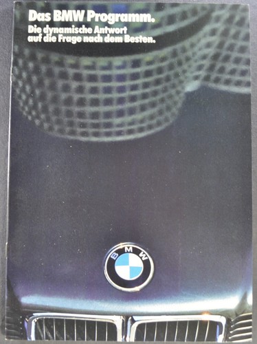 Bmw brochure cabrio 1986 518i - cabrio,