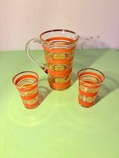 Brocca con bicchieri anni - brocca,