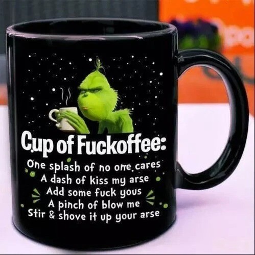 Tazza caffè grinch di - tazza,
