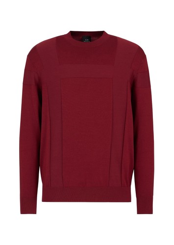 Maglia uomo bordeau armani - bordeau,