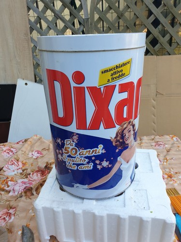 Fustino metallo dixan vintage - fustino,