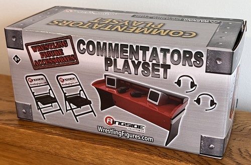 Ringside commentators playset - commentators,