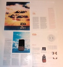 Pubblicità altoparlante tweeter ESS AMT-1 Heil Air, 1973, 4 pgs, articoli, info, foto