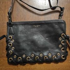 MARC JACOBS NEW YORK CROSSBODY BAG BLACK LEATHER VERY GOOD CONDITIONS
