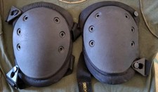 coppia Di GINOCCHIERE PROTEZIONI Per softair esercito Col NERO Usate 1 Volta- 02