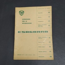Libretto d'istruzioni per riparazioni veicoli Lancia Esagamma, 1963. Ruggine