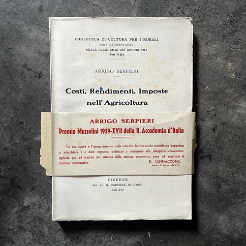 Arrigo serpieri costi - arrigo,