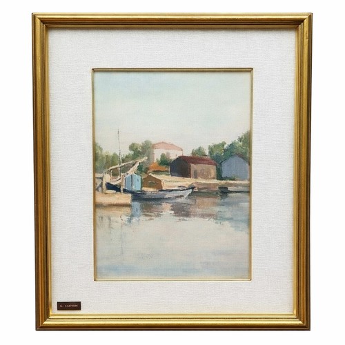 Quadro dipinto olio - marina, di
