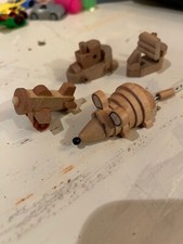 Lotto 4 Sorpresine Kinder in legno