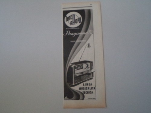Advertising pubblicità 1952 - pubblicità,