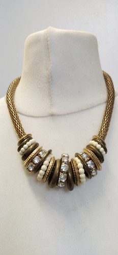 Collana con dettagli ottone - in,