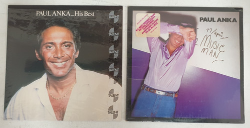 2xlp paul anka his best - his,