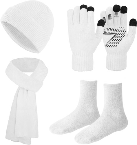 Sciarpa cappello guanti - e,