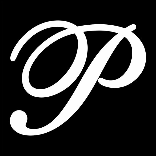 Adesivo prespaziato lettera - prespaziato, p