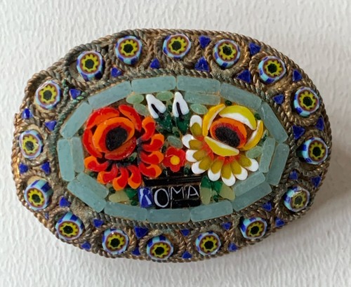 Spilla floreale italiana - spilla,