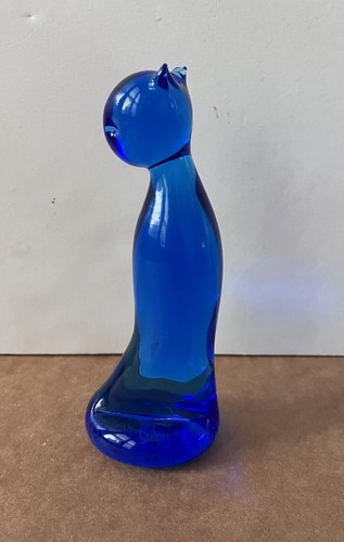 Statuina gatto gattino blu
