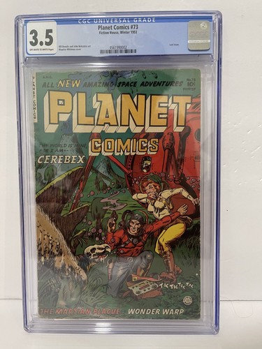 Planet comics cgc 3 - comics,