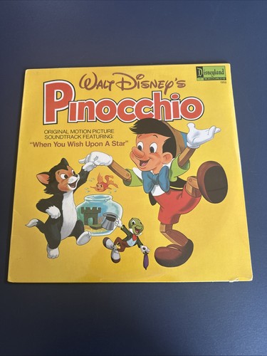 Walt disney pinocchio lp - disney's,