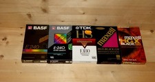 5 pezzi cartucce vuote VHS -