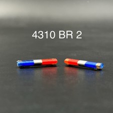 Barra luminosa 1/43 AeroDynic Dukes Of Hazzard sceriffo blu rosso cromato polizia CHP LAPD