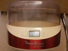Yogurtiera MOULINEX-YG231531 Funzionante Completa + 7 Vasetti con tappo bianco.