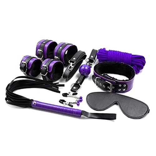 Kit set sado toy viola - toy, nero