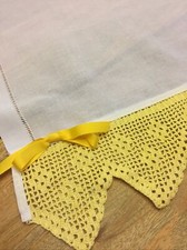 Tenda lino poliestere pizzo