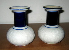 Coppia VASI CAPODIMONTE in ceramica Made in Italy - Vintage