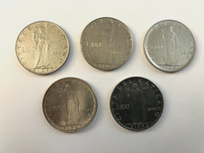 5 MONETE DA 100 LIRE CITTA'