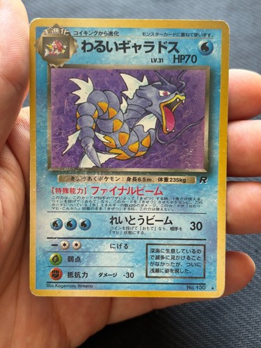 Pokemon japanese dark gyarados - japanese,