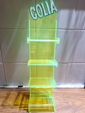 INSEGNA ESPOSITORE TABELLA GOLIA CARAMELLE A 4 RIPIANI IN PLASTICA 