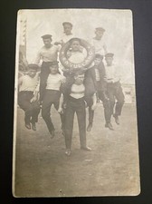 MARINA MILITARE - REGIA NAVE "VULCANO " - FOTOGRAFIA TARANTO 1914 - Vedi retro